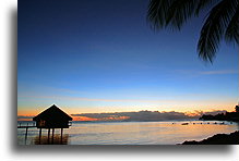 Tahiti o zachodzie słońca::Tahiti, Polinezja Francuska::