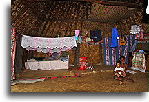 Inside Bure #1::Navala Village, Fiji, South Pacific::