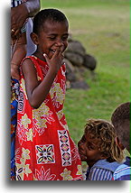 Kids from Navala #2::Fijian People, Fiji, South Pacific::