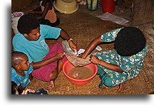 Kava Preparation::Fijian People, Fiji, South Pacific::