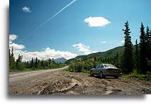 Dirt Road to Kennecott::Alaska, United States::