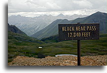 Przełęcz Czarnego Niedźwiedzia 12,840ft::Przełęcz Czarnego Niedźwiedzia, Kolorado, USA::