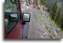 Driving the Vertical Cliff #1::Black Bear Pass, Colorado, USA::