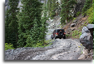 On the Way Down::Black Bear Pass, Colorado, USA::