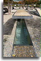 Small pool of water::Pentagon Memorial, Washington D.C., United States<br /> October 2018::