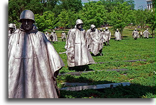 Korean War Veterans Memorial::Washington D.C., United States::