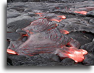 Płynąca lawa #3::Wulkan Kilauea, wyspa Hawaii, Hawaje::