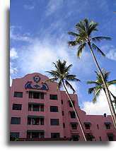 Pink Royal Hawaiian Hotel::Honolulu, Hawaii::