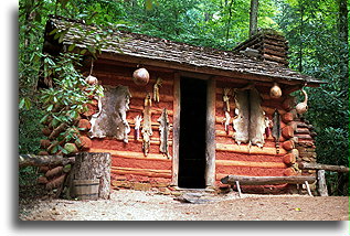 Oconaluftee Indian Village #1::North Carolina, United States::