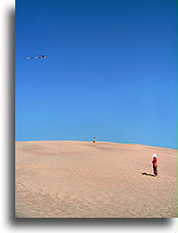 Flying a Kite::North Carolina, United States::