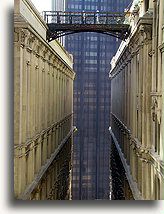 Bridge on 20th floor::New York City, USA::