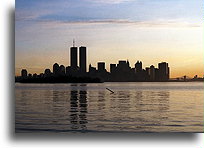 Upper New York Bay::World Trade Center before 9/11/2001::