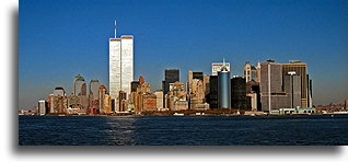 Manhattan Skyline #16::World Trade Center before 9/11/2001::