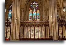 Stained-Glass in St. Patrick's::New York City, USA::