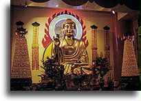 Świątynia buddyjska Mahayana::Chinatown w Nowym Jorku, USA::