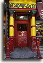 Chińskie wejście::Chinatown w Nowym Jorku, USA::