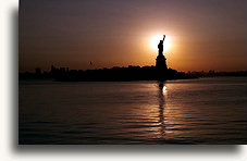 Liberty at Sunrise::New York, United States::