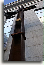 The 9/11 Cross at Temporary Location::St. Peters Church, New York<br /> Spring 2007::