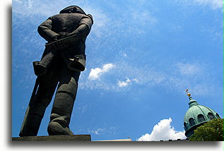 Pomnik Kościuszki w Filadelfii::Filadelfia, Pensylwania, USA::