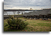 Fort's Interior::Fort Loudoun, Tennessee, USA::