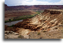 Rzeka Green::Canyonlands, Utah, USA::