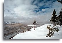 Wzgórze gejzerów #1::Park Yellowstone, Stany Zjednoczone::