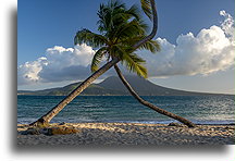 View of Nevis::Saint Kitts, Caribbean::