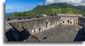 Fort George Citadel::Brimstone Hill Fortress, Saint Kitts, Caribbean::