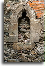 Gothic Trefoil Window::Bolków Castle, Poland::