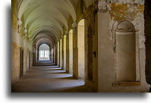 Abbey Cloisters::Lubiąż, Lower Silesia, Poland::