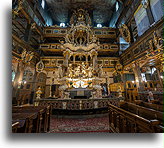 Wooden altar::Church of Peace, Swidnica, Poland::