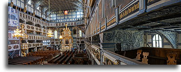 Church Interior::Church of Peace, Jawor, Poland::