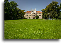 There used to be gardens here::Mirów Palace, Lesser Poland, Poland::