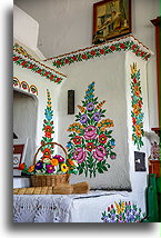 Cottage Interior::Zalipie, Poland::