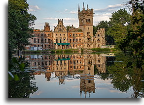 Castle Ruins::Palace in Kopice, Opolskie, Poland::