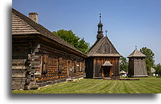 Church from 1763::Tokarnia Open-air Museum, Swietokrzyskie, Poland::