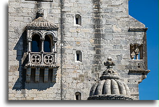 Renaissance Balcony::Belém Tower, Lisbon, Portugal::