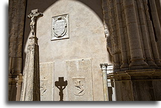 Crucifix Shadow::Carmo Convent, Lisbon, Portugal::