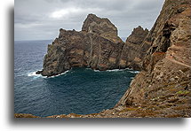 Furna Cave::São Lourenco, Madeira, Portugal::