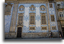 Side Wall of the Carmelite Church::Porto, Portugal::