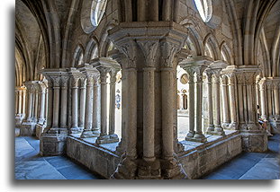 Gothic Cloister in Porto Cathedral::Porto, Portugal::