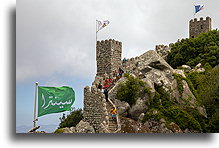 Fortified Towers::Castle of the Moors, Sintra, Portugal::