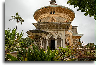 Palace Entrance::Monserrate Palace, Sintra, Portugal::