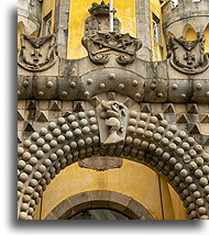 The Main Gate::Pena Palace, Sintra, Portugal::